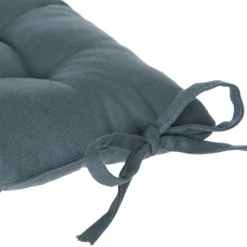 Coxim azul escuro em algodão 38x38cm