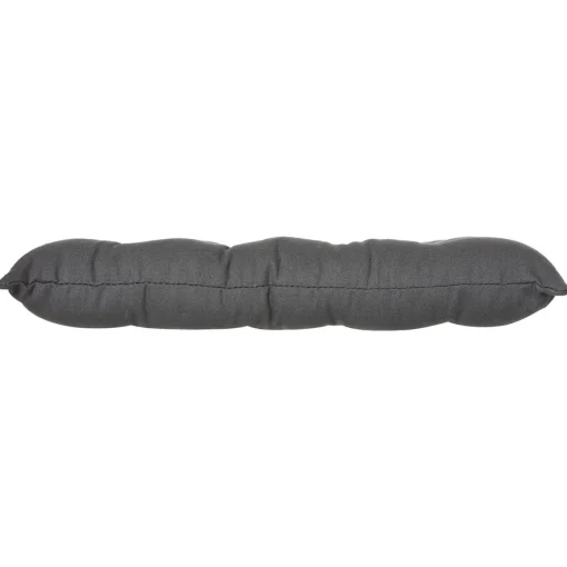 Coxim cinza escuro em algodão 38x38cm