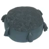 Coxim de chão JACQUARD stonewash azul 43cm