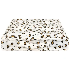 Coxim de chão leopardo 40x40cm