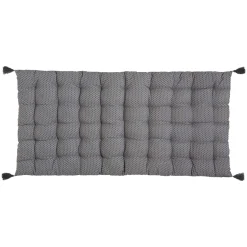Coxim de chão matress OTTO cinza em algodão 60x120cm