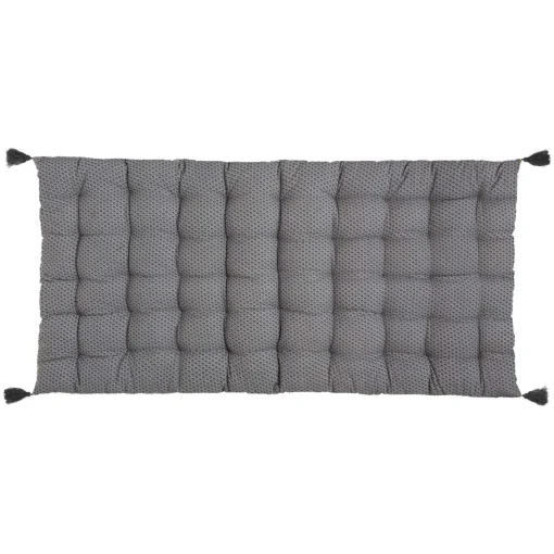 Coxim de chão matress OTTO cinza em algodão 60x120cm