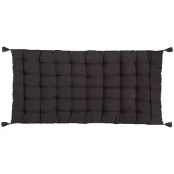 Coxim de chão matress OTTO cinza em algodão 60x120cm