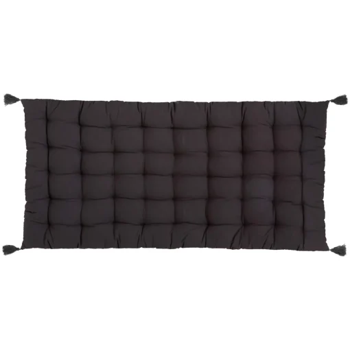 Coxim de chão matress OTTO cinza em algodão 60x120cm