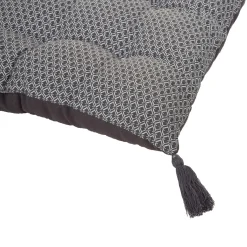Coxim de chão matress OTTO cinza em algodão 60x120cm
