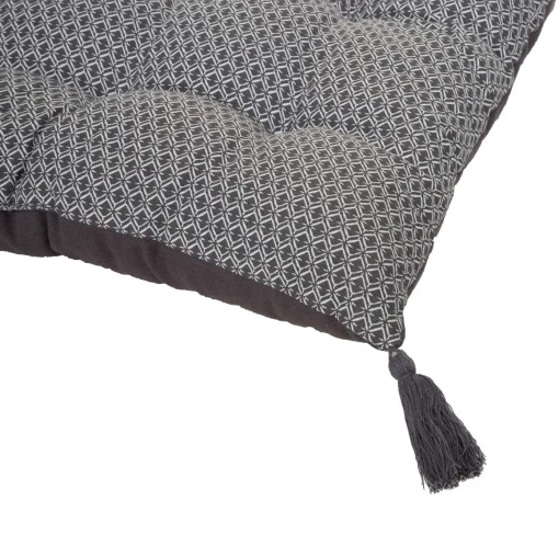 Coxim de chão matress OTTO cinza em algodão 60x120cm