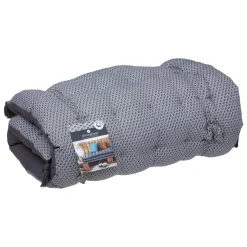 Coxim de chão matress OTTO cinza em algodão 60x120cm
