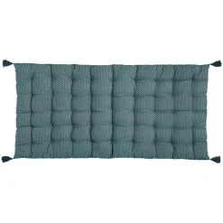 Coxim de chão OTTO azul petróleo 60x120cm
