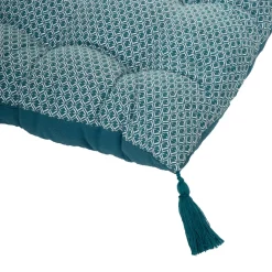 Coxim de chão OTTO azul petróleo 60x120cm