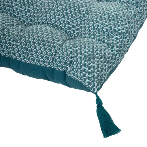 Coxim de chão OTTO azul petróleo 60x120cm