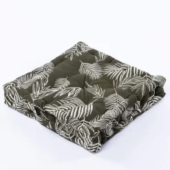 Coxim de chão TROPICAL PANAMA verde escuro 40x40cm