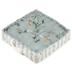 Coxim de chão verde 45x45cm