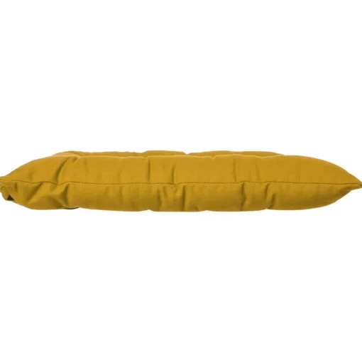 Coxim ocre em algodão 38x38cm