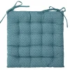 Coxim OTTO azul petróleo 38x38cm