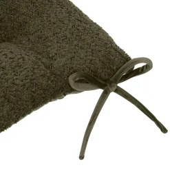 Coxim para cadeira AUTOMNE bouclette verde 38x38cm