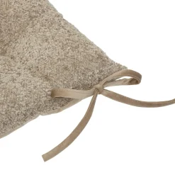 Coxim para cadeira AUTOMNE bouclette taupe 38x38cm