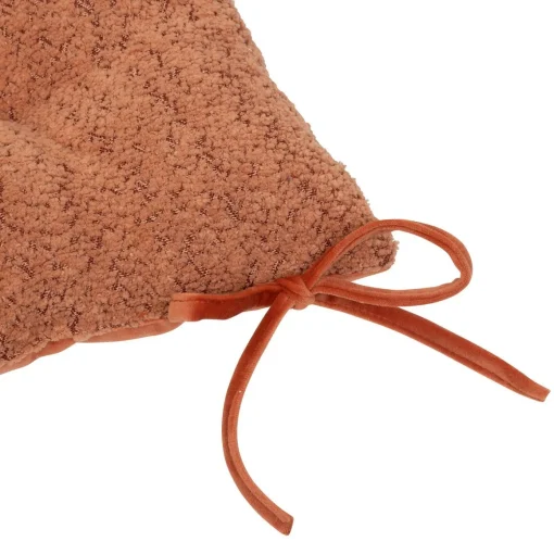 Coxim para cadeira AUTOMNE bouclette terracota 38x38cm