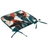 Coxim Para Cadeira Decoração Folhas 38x38cm