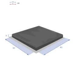 Coxim para cadeira exterior KORAI mostarda