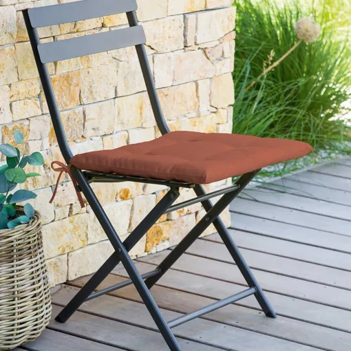 Coxim para cadeira exterior KORAI 4 pontos terracota