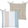 Coxim para cadeira HARBOR azul 38x38cm