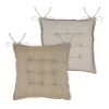 Coxim para cadeira MALAKITE TUCANO bege 38x38cm