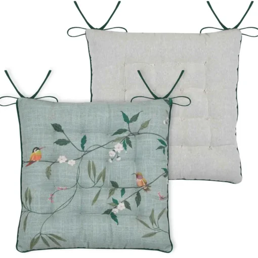 Coxim para cadeira verde 38x38cm