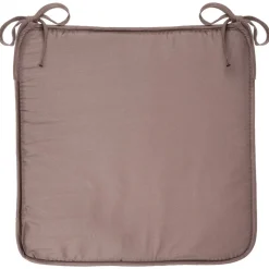 Coxim taupe para cadeira
