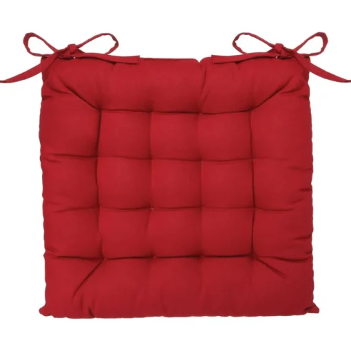 Coxim vermelho em algodão 38x38cm