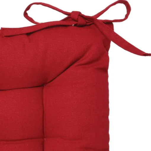 Coxim vermelho em algodão 38x38cm
