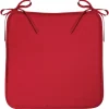 Coxim vermelho para cadeira