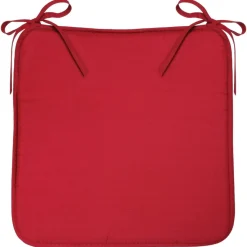 Coxim vermelho para cadeira