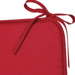 Coxim vermelho para cadeira