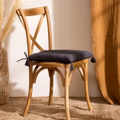 Coxim WINTER LIGHT gaze cinza escuro 38x38cm