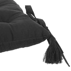 Coxim WINTER LIGHT gaze cinza escuro 38x38cm