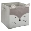 Cubo de arrumação raposa cinza 29cm