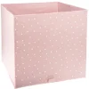 Cubo de arrumação rosa 29cm