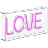 Decoração de mural led Neon love