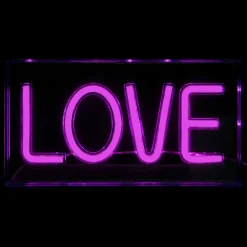 Decoração de mural led Neon love