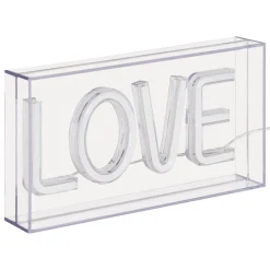 Decoração de mural led Neon love