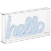 Decoração de mural led Neon hello