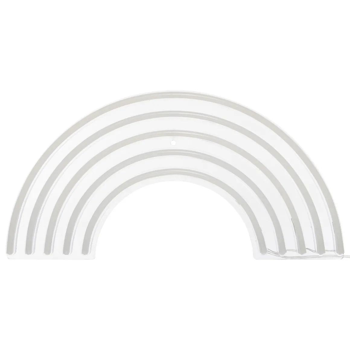 Decoração de mural led Neon arco-iris