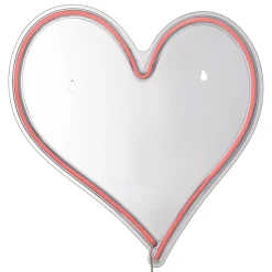 Decoração de mural led Neon coração