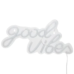 Decoração de mural led Neon good vibes