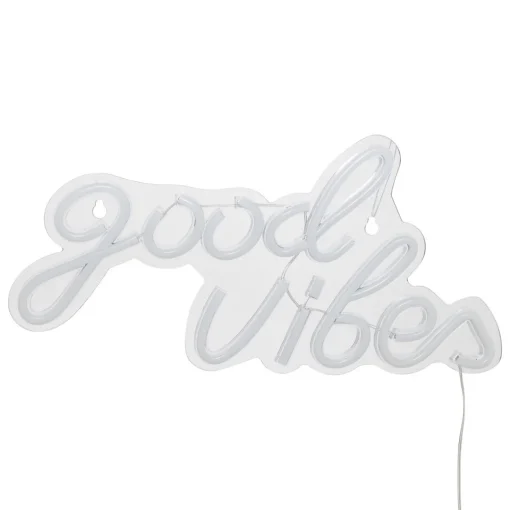 Decoração de mural led Neon good vibes