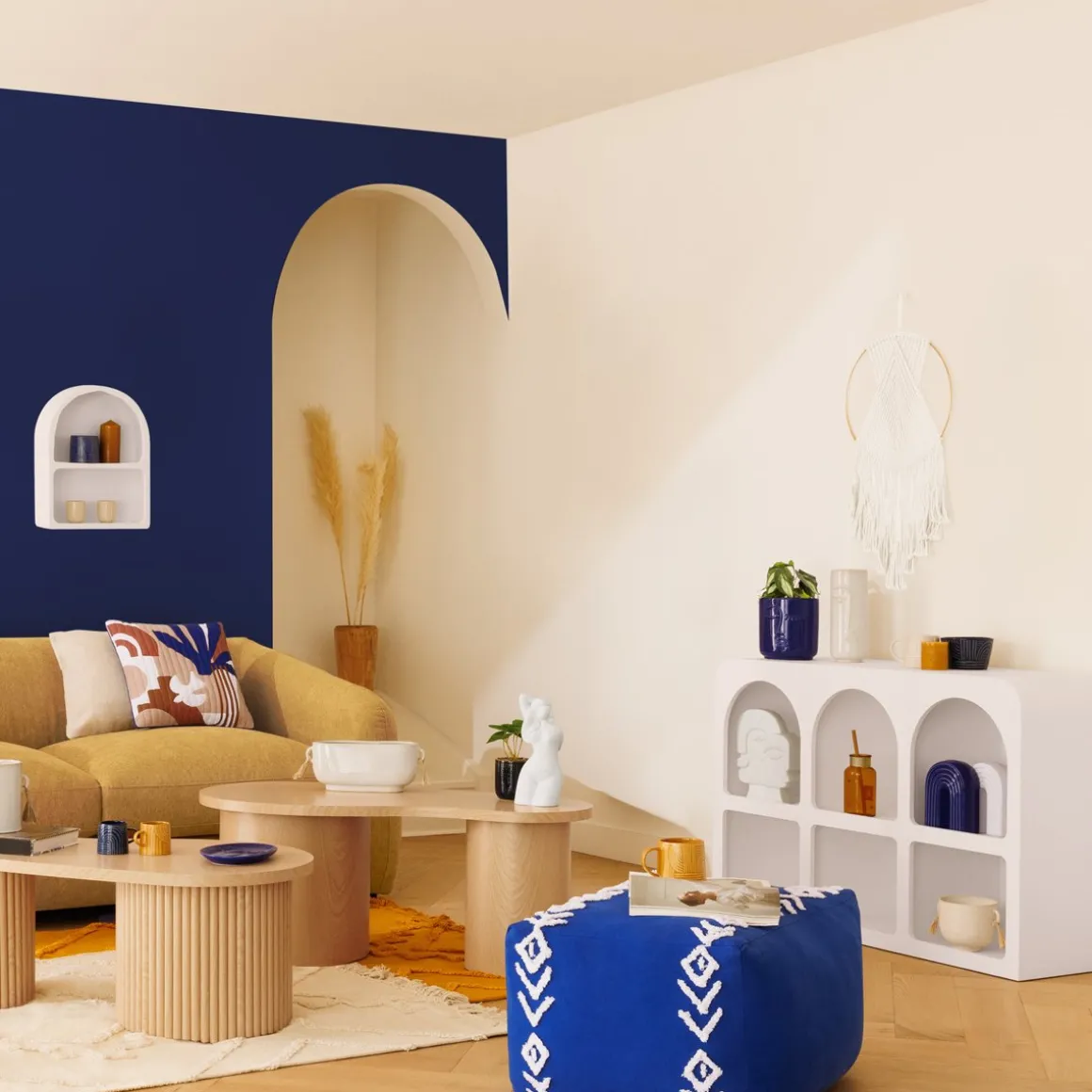 Decoração De Mural Soline Branco