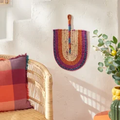 Decoração de mural YUCATAN em vime 29x45cm
