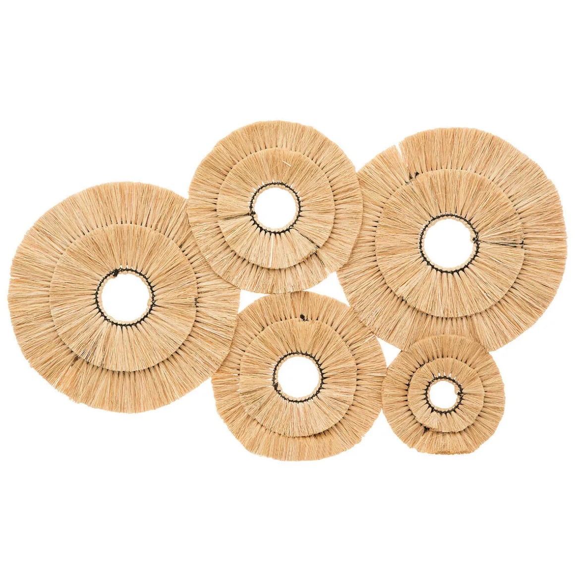 Decoração de parede ALBA bege em ráfia