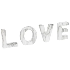 Decoração love OLEN efeito mármore em cerâmica