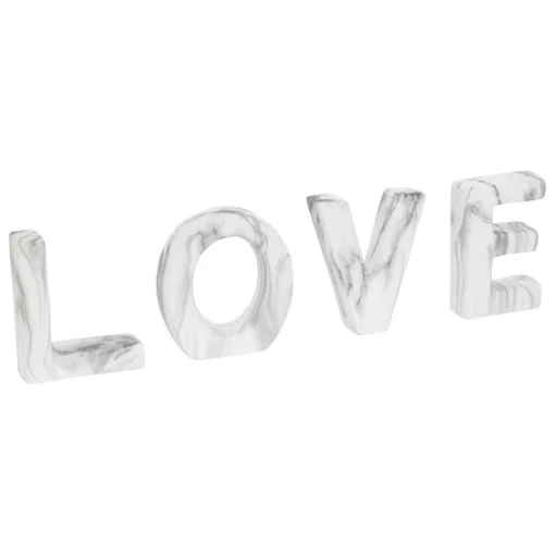 Decoração love OLEN efeito mármore em cerâmica